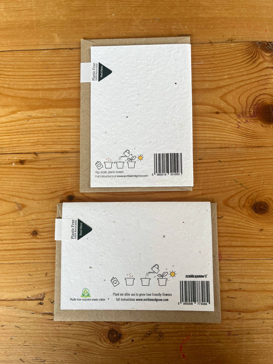 Bee-Friendly Seed Paper Cards – You Are My Sunshine ☀️