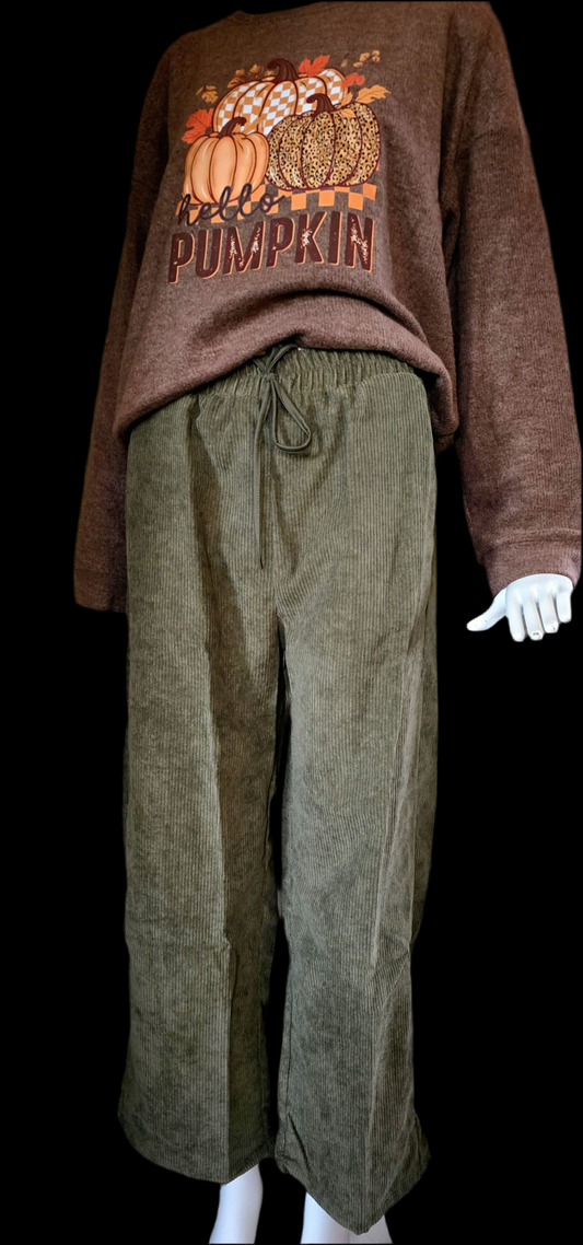 Forest Haze Cord Trousers
