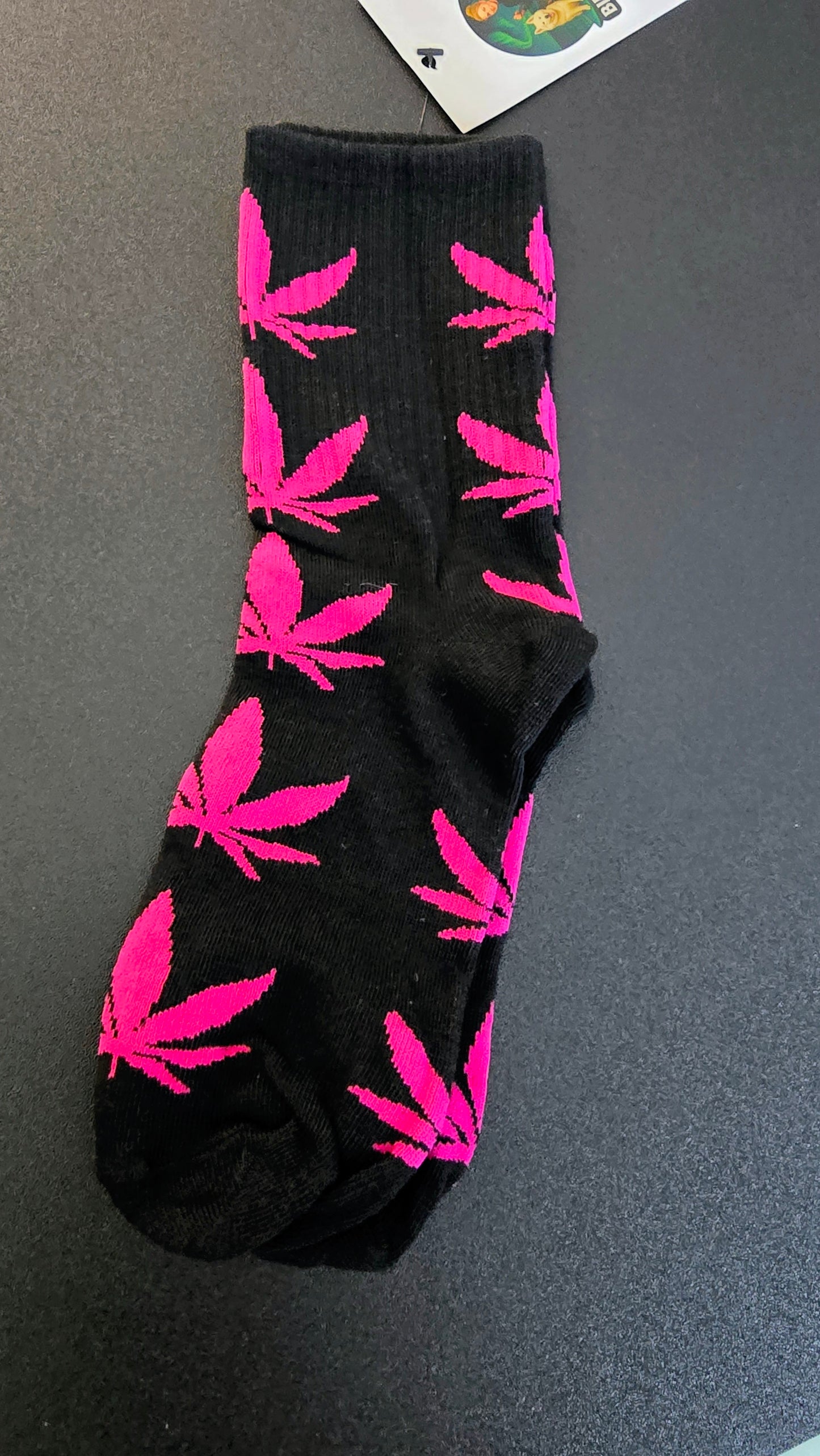 Bold Cannabis Leaf Crew Socks – Walk Your Own Wild