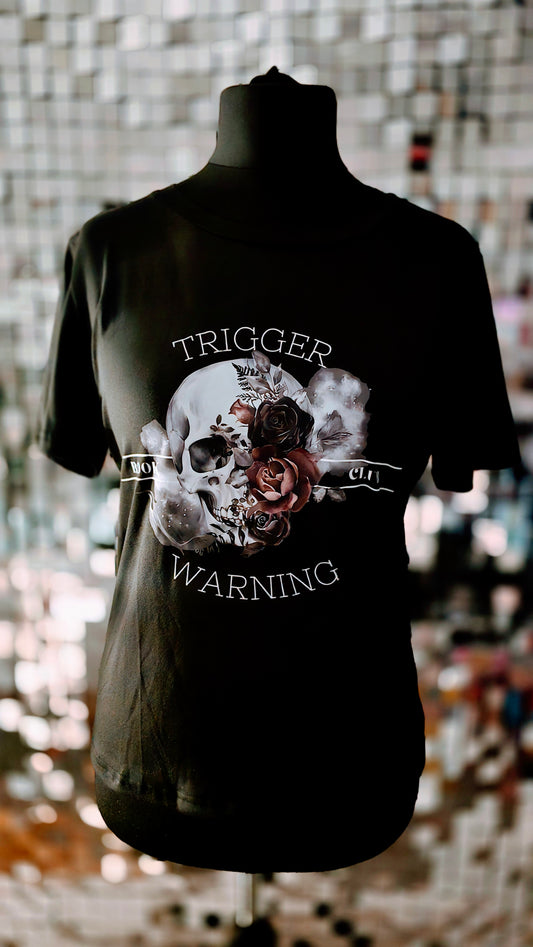 Trigger Warning – Women’s Black T-Shirt