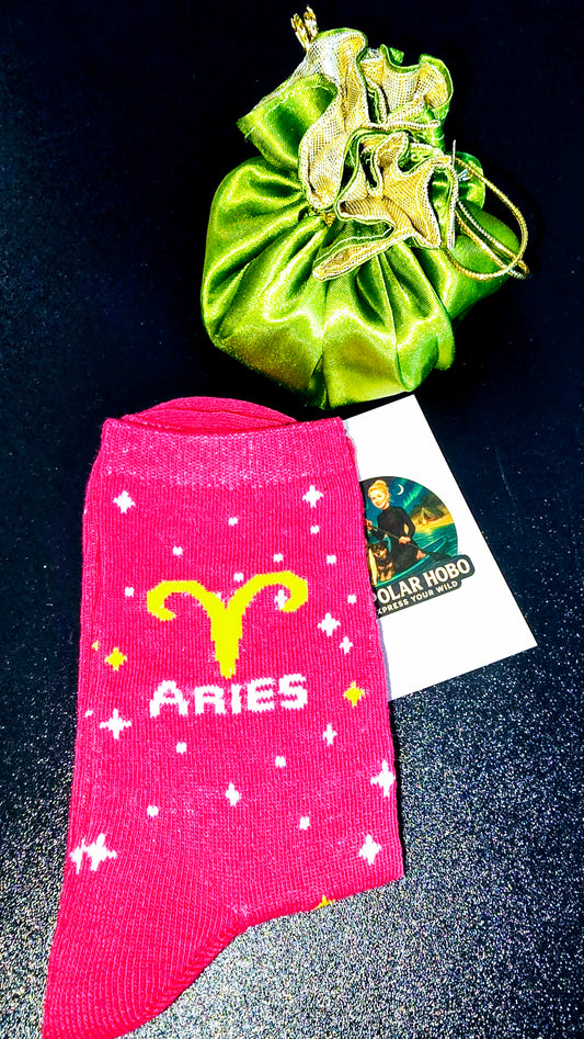 Cosmic Star Sign Socks – Walk Your Own Universe