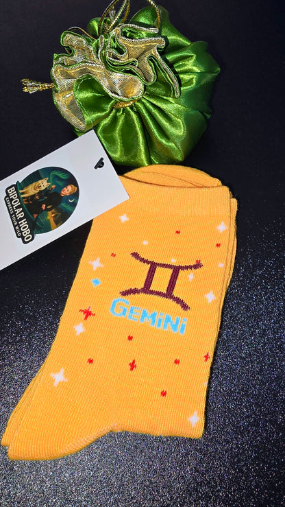 Cosmic Star Sign Socks – Walk Your Own Universe