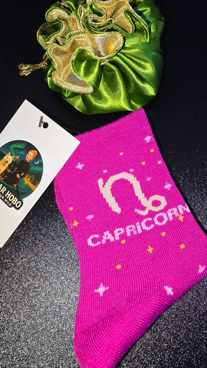 Cosmic Star Sign Socks – Walk Your Own Universe